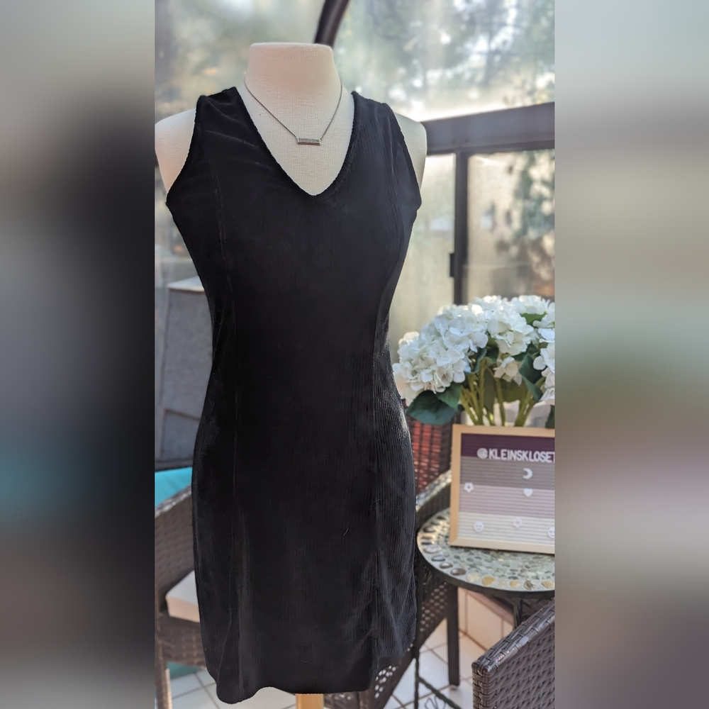 Velour Little black dress